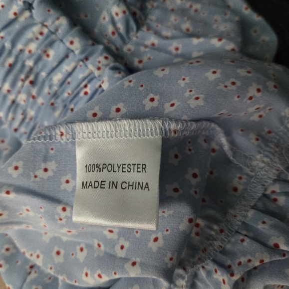 Princess Polly Blue Bubble Mini Skirt - Picture 5 of 7